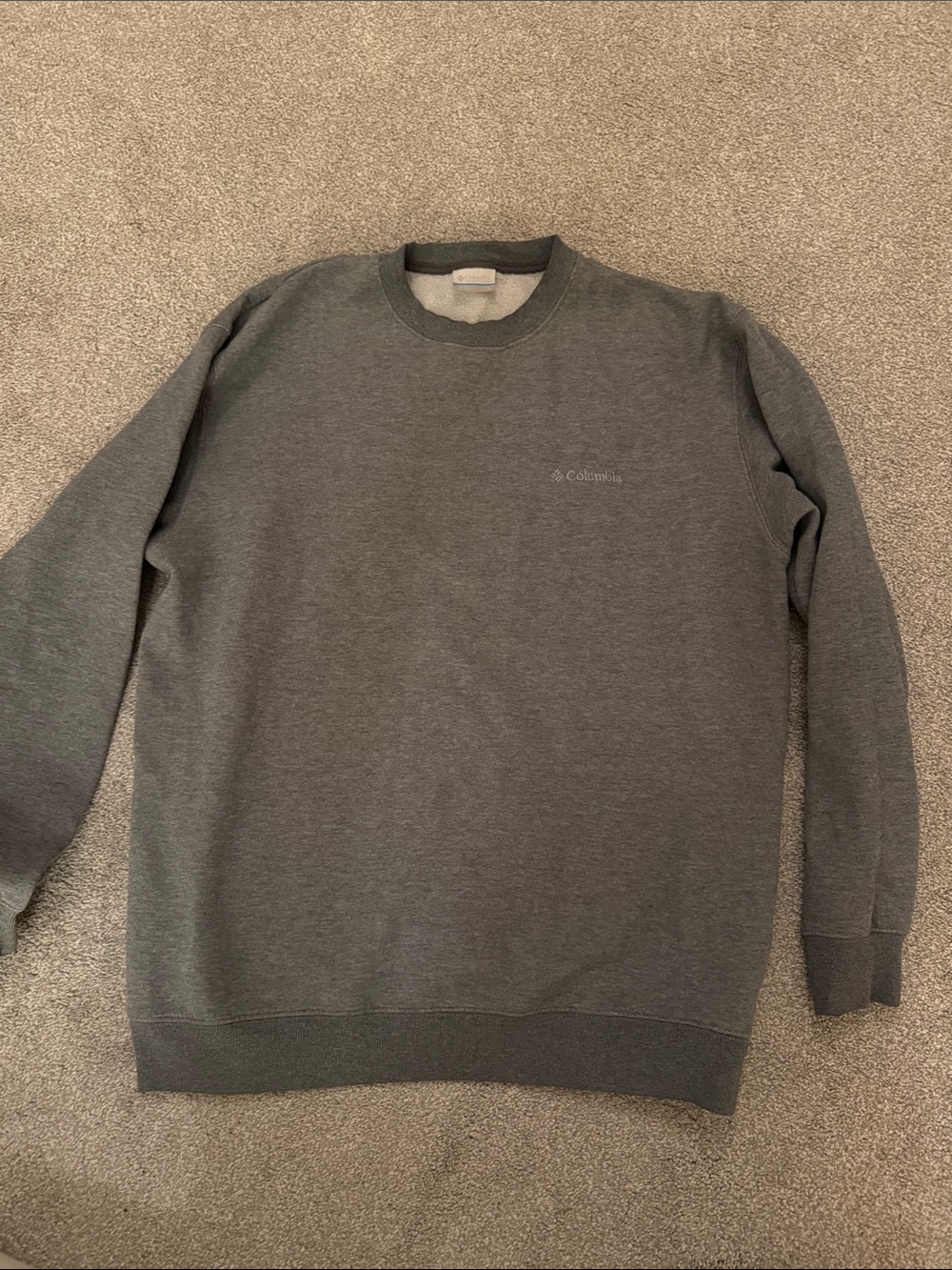 Columbia Men's Dark Gray Crewneck Sweatshirt